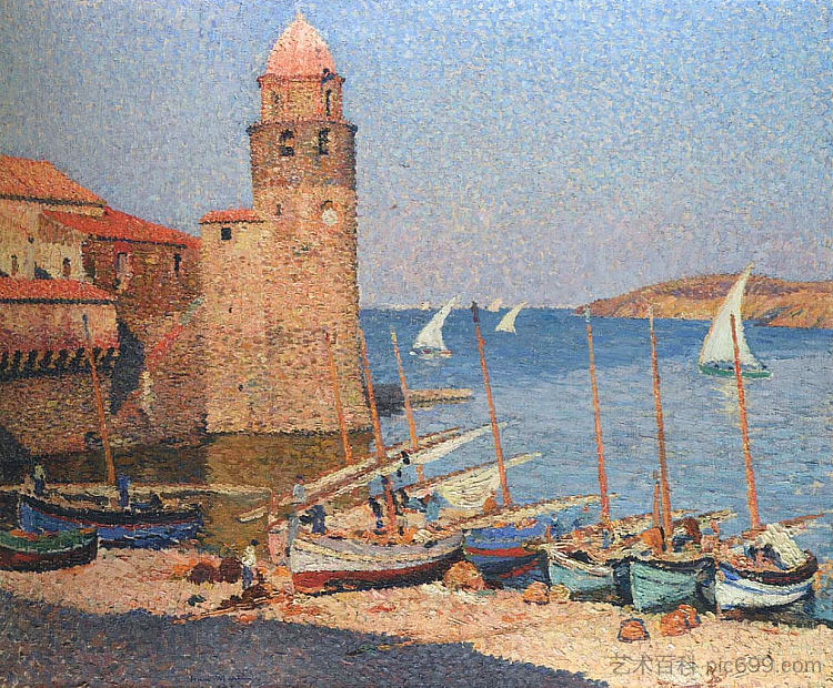 科利尤尔港 Port Collioure，亨利马丁