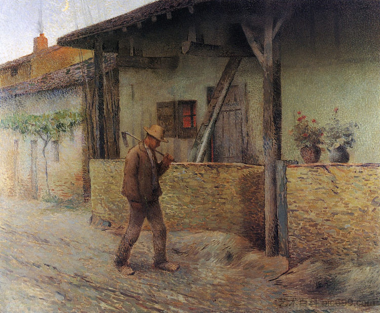 从田野返回 Return from the Fields (1890 - 1896)，亨利马丁