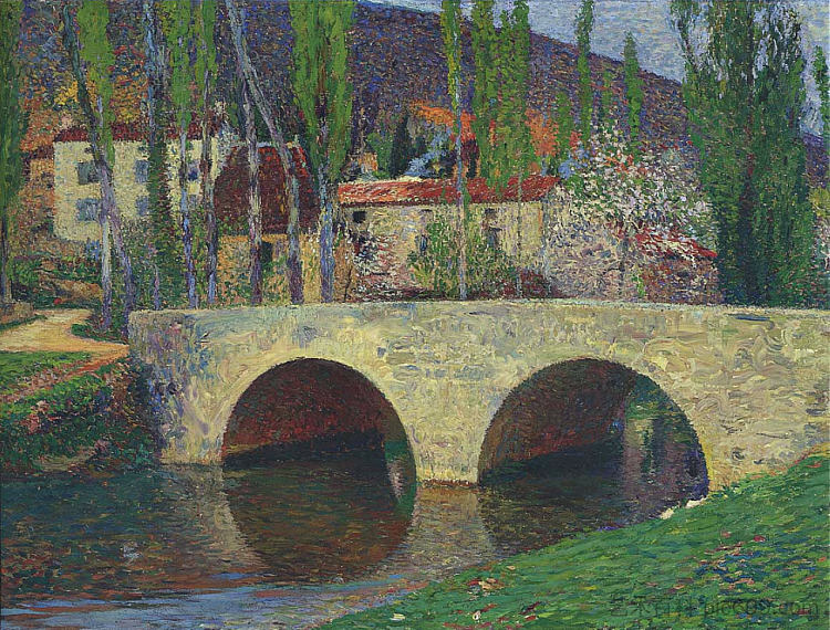 拉巴斯蒂德杜维尔特桥 The Bridge at Labastide du Vert，亨利马丁