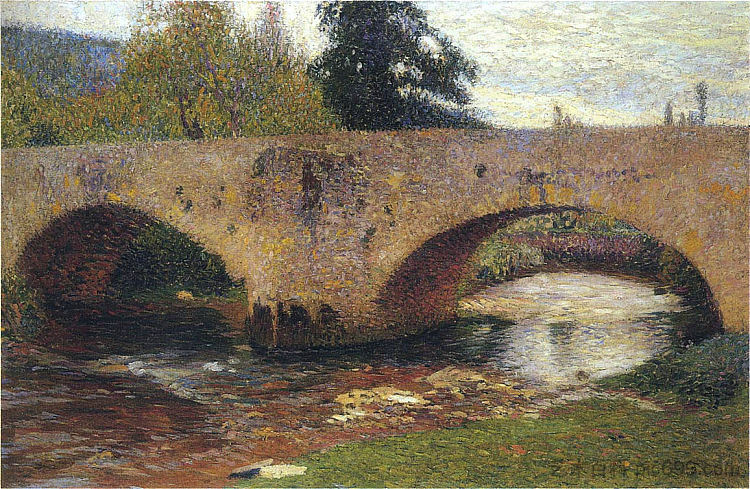 拉巴斯蒂德杜维尔特的桥 The Bridge in Labastide du Vert，亨利马丁