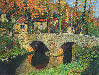 拉巴斯蒂德杜维尔特的桥 The Bridge in Labastide du Vert，亨利马丁