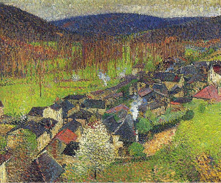 拉巴斯蒂德杜维尔特的景色 View of Labastide du Vert,亨利马丁