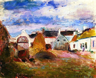 农家院（布列塔尼） Farmyard in Brittany (1897)，亨利·马蒂斯