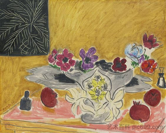 海葵和手雷 Anemones Et Grenades (1946),亨利·马蒂斯