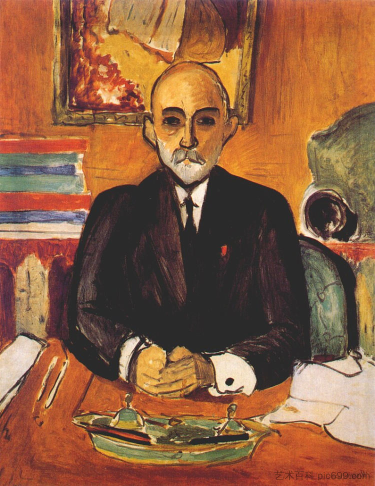 奥古斯特·佩莱林(I) Auguste Pellerin (I) (1917),亨利·马蒂斯