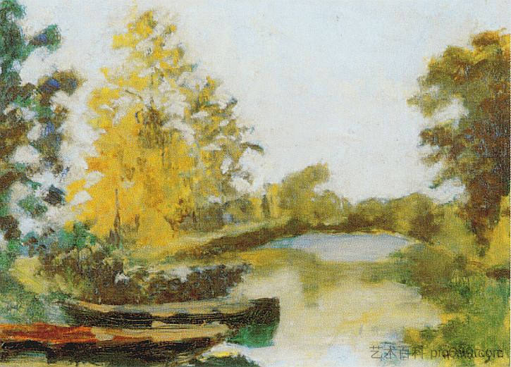 运河两岸 Banks of the Canal (1903)，亨利·马蒂斯