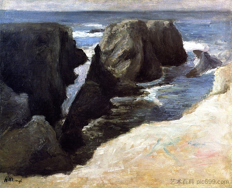 贝尔岛 Belle Île (1896)，亨利·马蒂斯