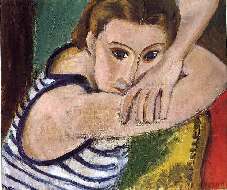 蓝色的眼睛 Blue Eyes (1934),亨利·马蒂斯