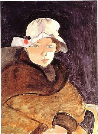 棕色眼睛 Brown Eyes (1918)，亨利·马蒂斯