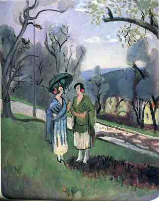 橄榄树下的对话 Conversation under the Olive Trees (1921)，亨利·马蒂斯