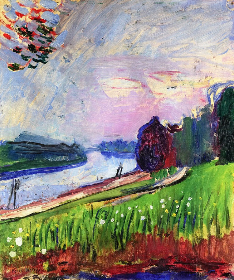 加龙河畔的科普斯 Copse of the Banks of the Garonne (1900),亨利·马蒂斯