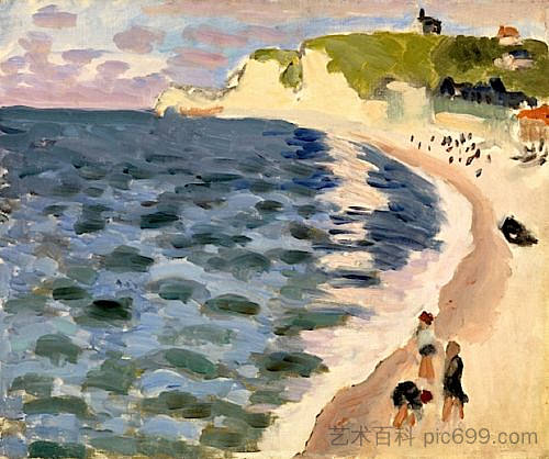 埃特雷塔特，海 Etretat, The Sea (1921)，亨利·马蒂斯