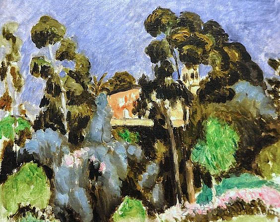 尤加利,阿尔班山 Eucalyptus, Mont Alban (1918),亨利·马蒂斯