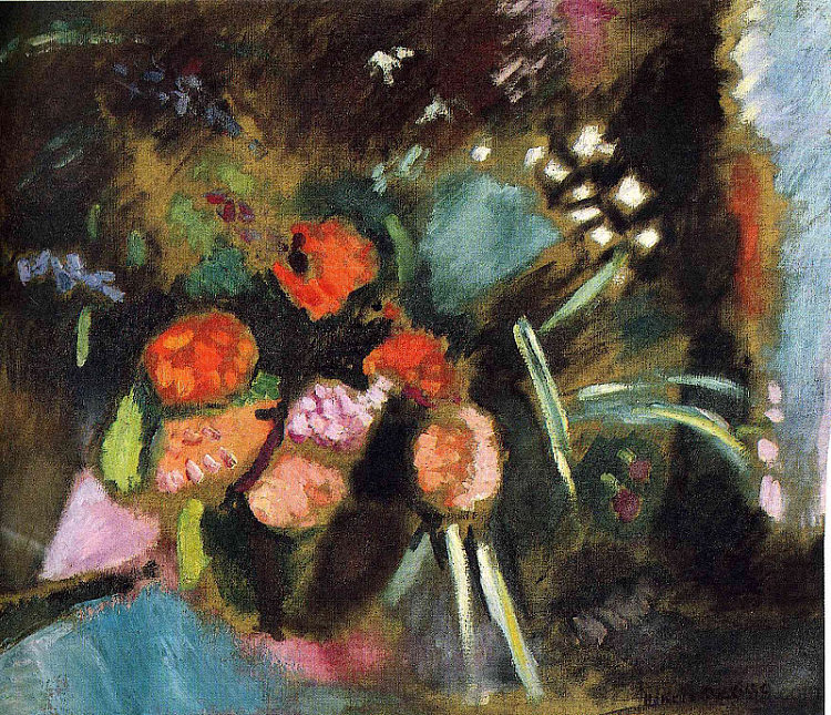 花 Flowers (1906)，亨利·马蒂斯