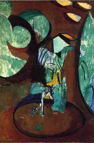 伊西花园 Garden at Issy (1917)，亨利·马蒂斯