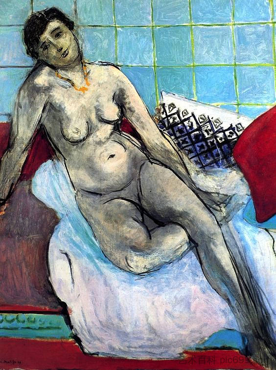 灰色裸体 Grey Nude (1929)，亨利·马蒂斯