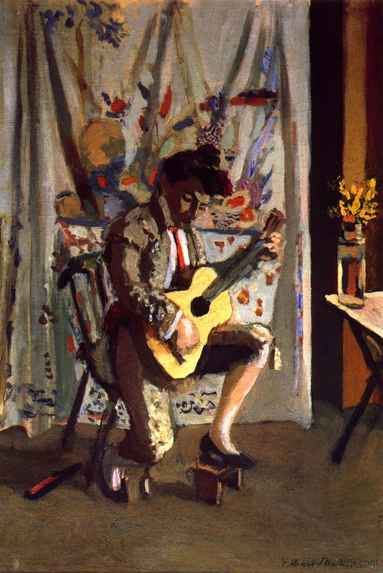 吉他 手 Guitarist (1903),亨利·马蒂斯