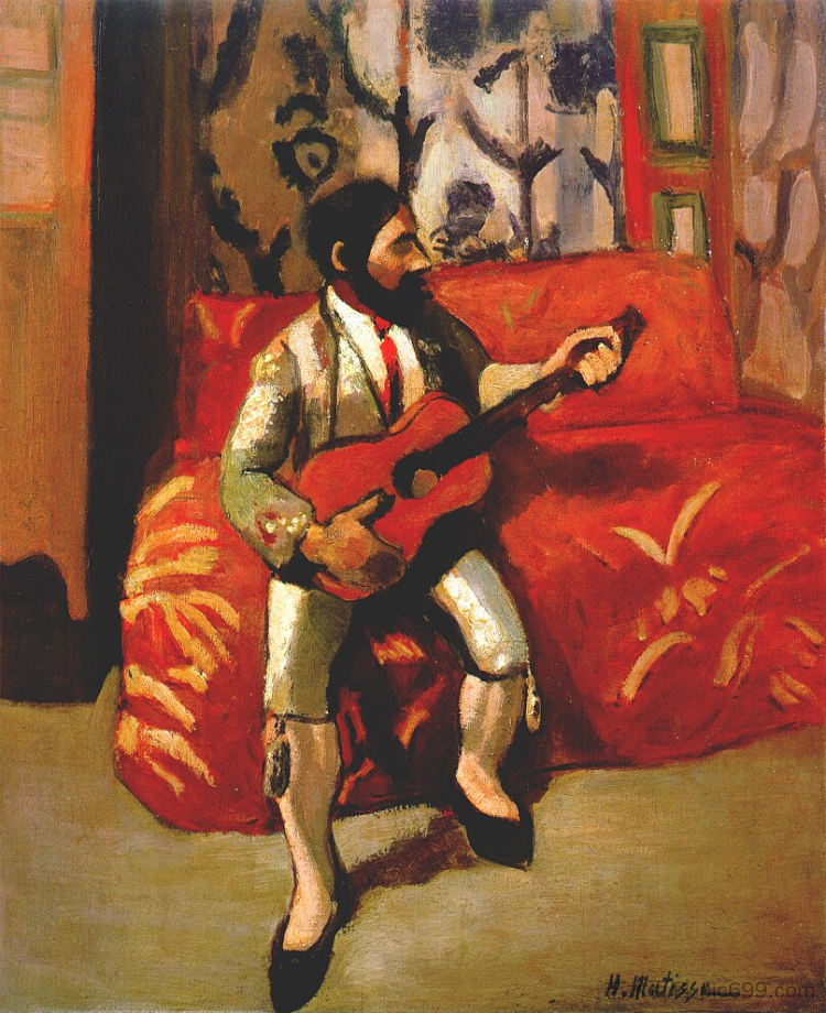 吉他 手 Guitarist (1903),亨利·马蒂斯