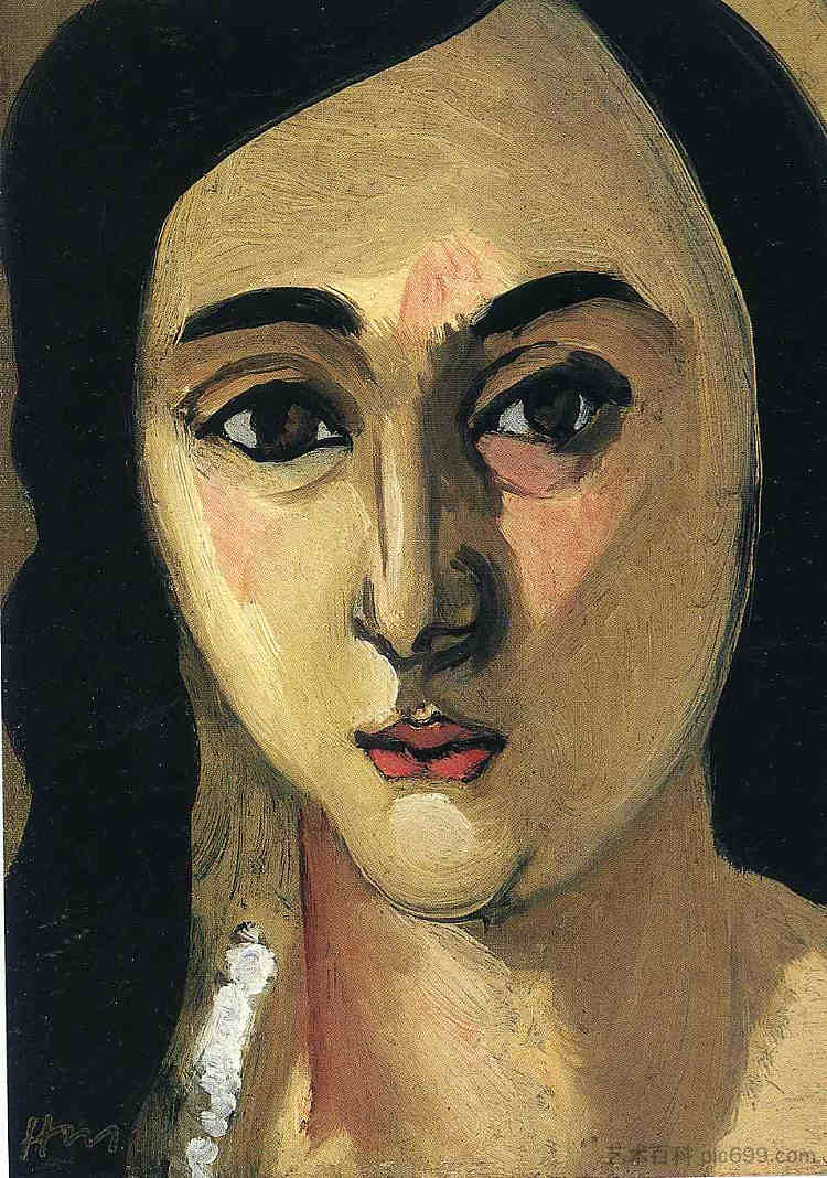 洛蕾特的头 Head of Lorette (1916 - 1917),亨利·马蒂斯