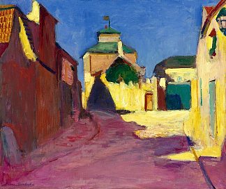阿尔克伊的一条街道 Une Rue À Arcueil (1903 – 1904)，亨利·马蒂斯