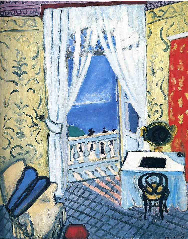 内部配有小提琴盒 Interior with a Violin Case (1919),亨利·马蒂斯