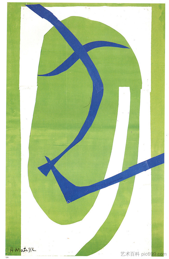 日本面具 Japanese Mask (1950)，亨利·马蒂斯