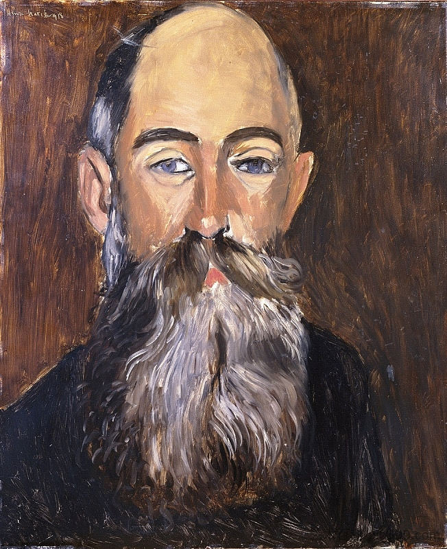 古董乔治·约瑟夫·德莫特 L’Antiquaire Georges Joseph Demotte (1918),亨利·马蒂斯