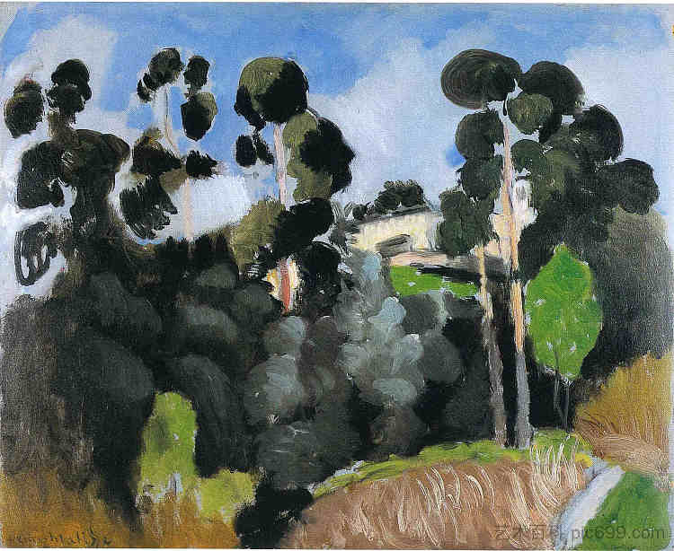 景观 Landscape (1918),亨利·马蒂斯