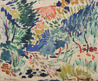 科利乌尔的风景 Landscape at Collioure (1905)，亨利·马蒂斯