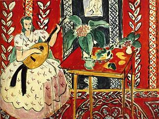 琵琶的 The Lute (1943)，亨利·马蒂斯