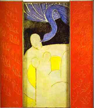 丽达和天鹅 Leda and the Swan (1945)，亨利·马蒂斯