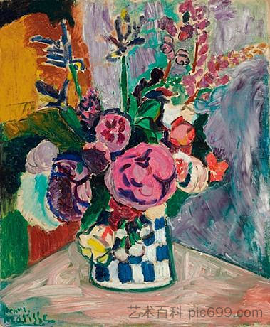 在牡丹 Les Pivoines (1907),亨利·马蒂斯