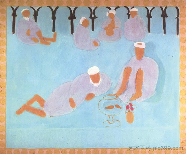 摩洛哥咖啡厅 Moroccan Café (1912 - 1913),亨利·马蒂斯