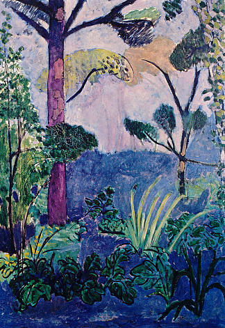 摩洛哥景观 Moroccan Landscape (1913)，亨利·马蒂斯