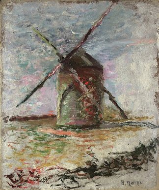 红磨坊 Moulin (1897)，亨利·马蒂斯