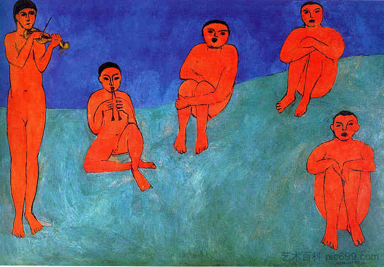 音乐 Music (1910),亨利·马蒂斯