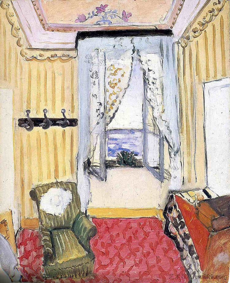 我在美岸的房间 My Room at the Beau-Rivage (1918),亨利·马蒂斯