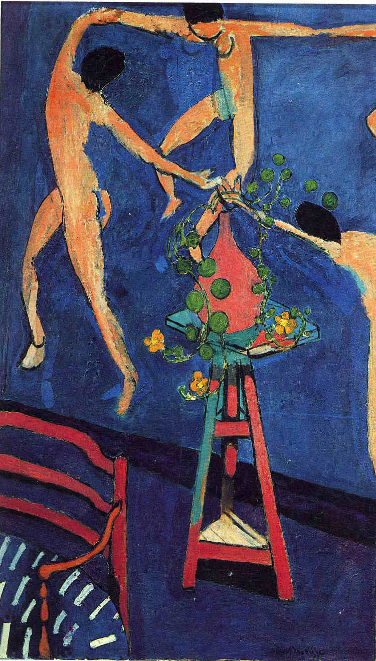 天花与“舞蹈”(二) Nasturtiums with "The Dance" (II) (1912),亨利·马蒂斯