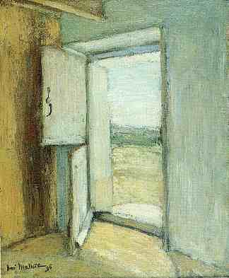 开门，布列塔尼 Open Door, Brittany (1896)，亨利·马蒂斯