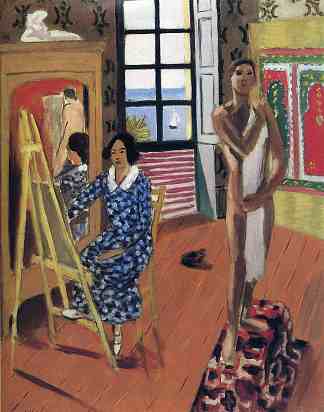 三点钟坐着 The Three O’Clock Sitting (1924)，亨利·马蒂斯