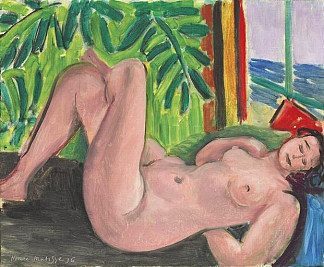 裸体盘腿 Nu Aux Jambes Croisées (1936)，亨利·马蒂斯