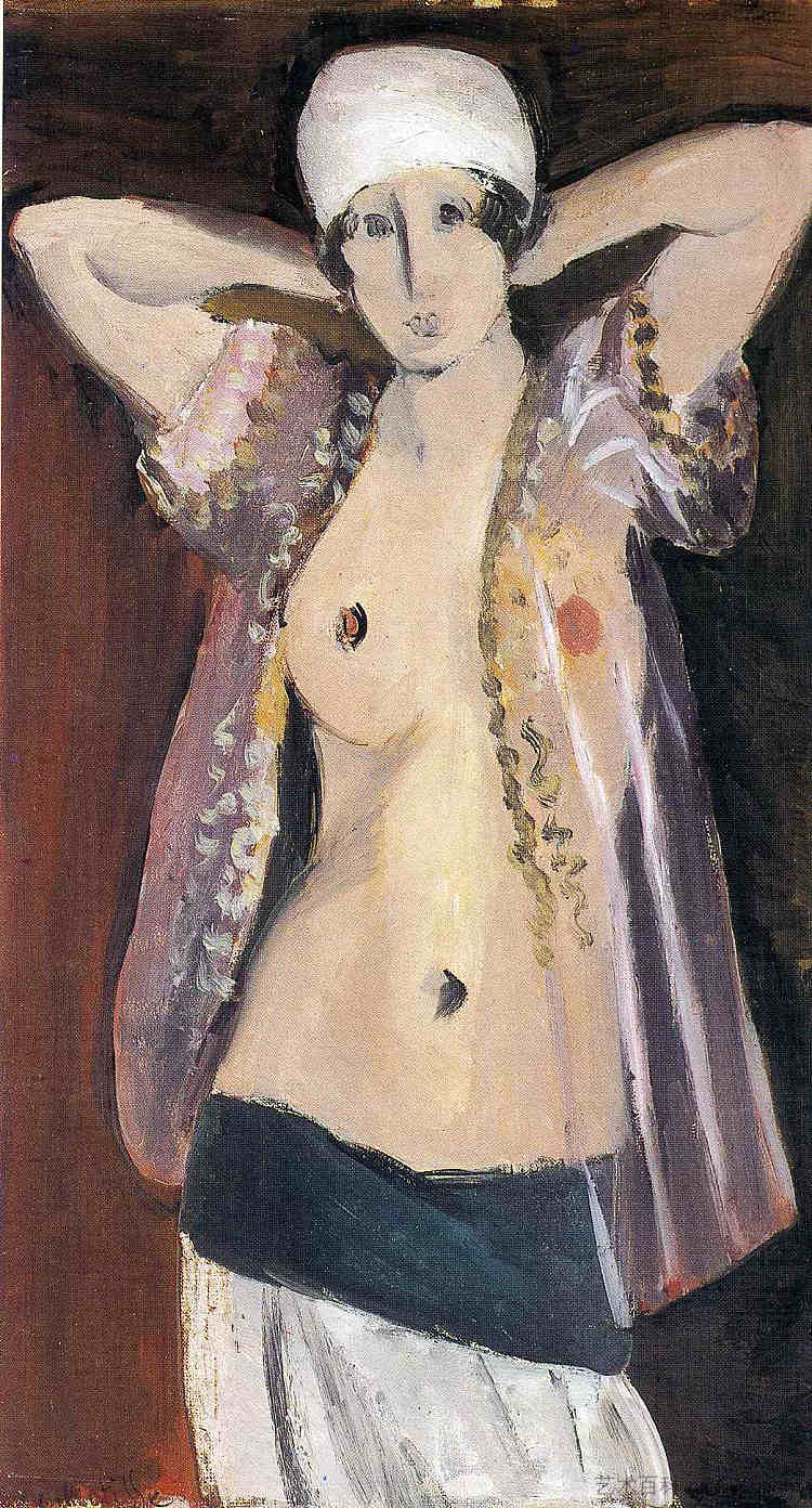 透明衬衫 The Transparent Blouse (1919)，亨利·马蒂斯