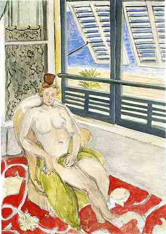 裸 Nude (1919)，亨利·马蒂斯