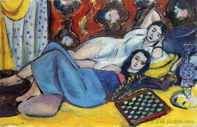 奥达利斯克 Odalisques (1928),亨利·马蒂斯
