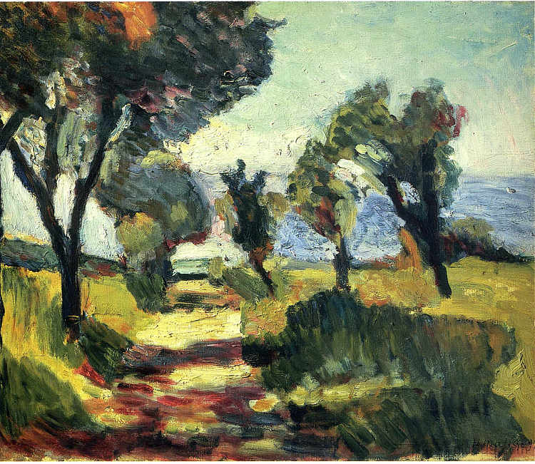 橄榄树 Olive Trees (1898),亨利·马蒂斯