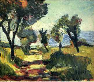 橄榄树 Olive Trees (1898)，亨利·马蒂斯