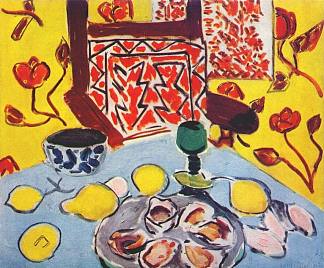 Oysters and Wooden Armchair Oysters and Wooden Armchair (1943)，亨利·马蒂斯