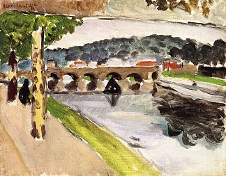 游行，普拉坦斯 Parade, Platanes (1917)，亨利·马蒂斯