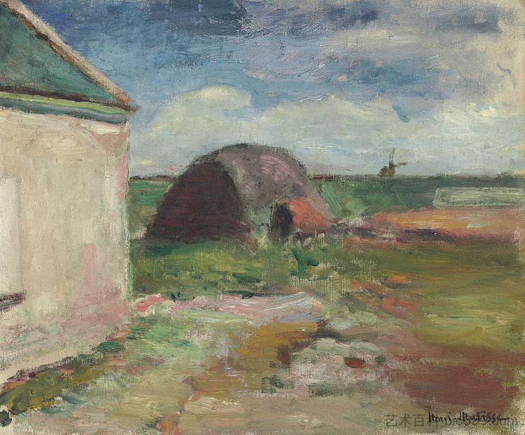 布列塔尼风景 Paysage De Bretagne (1896)，亨利·马蒂斯