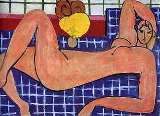 粉红色的裸体 Pink Nude (1935)，亨利·马蒂斯